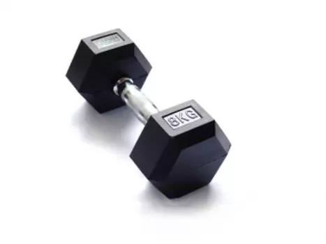 Гантель Original Fittools 8 кг гексагональная