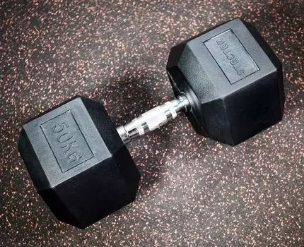 Гантель Stecter шестигранная (гексагональная) 50 кг