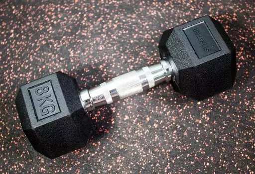 Гантель Stecter шестигранная (гексагональная) 8 кг