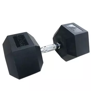 Гантели DFC гексаг. обрезиненная пара 37.5кг DB001-37.5