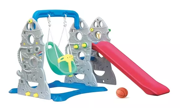 Горка KMS "Ракета + качели" SL-19