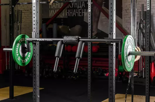 Гриф Yousteel безопасный для приседаний