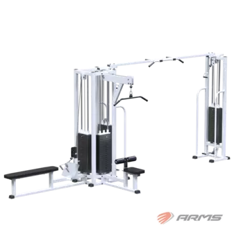 Грузоблочный тренажер Блочная станция с кроссовером стек 4 х 100 кг ARMS AR091х4х100