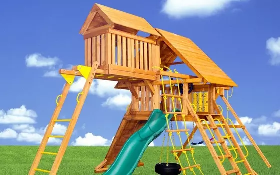 Игровая площадка Playgarden Original Castle с пентхаусом