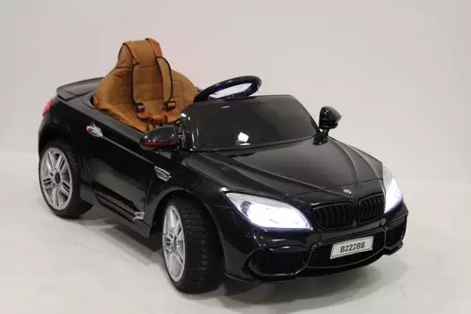 Электромобиль RiverToys BMW В222ВВ черный