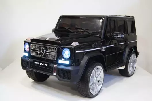 Электромобиль RiverToys Mercedes-Benz G65 AMG 4WD черный глянец