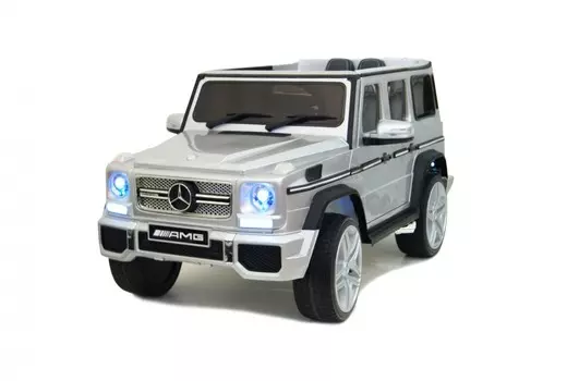 Электромобиль RiverToys Mercedes-Benz G65 AMG 4WD серый глянец