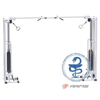 Кроссовер на базе реабилитационного тренажера стек 2 х 100 кг ARMS AR083.2х100