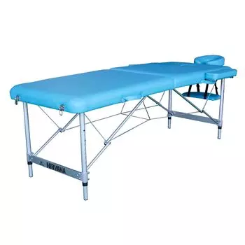 Массажная кушетка складная DFC NIRVANA Elegant Luxe (Light Blue)