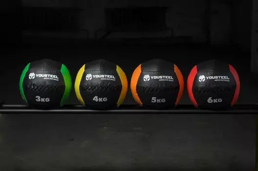 Медбол Yousteel 13 кг, со шнуровкой