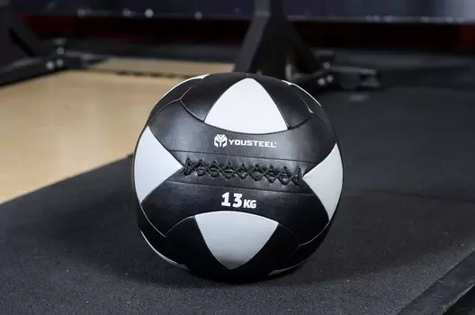 Мяч тренировочный Yousteel WALLBALL, 13 кг, D=35.5 см