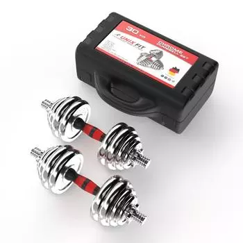 Набор гантелей UNIXFIT в кейсе 30kg