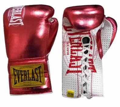 Перчатки боевые Everlast 1910 Classic 10oz красный