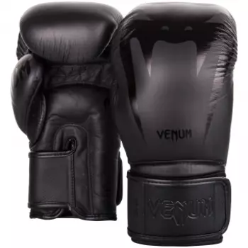 Перчатки боксерские Venum Giant 3.0 Black/Black Nappa Leather