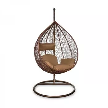 Подвесное кресло KVIMOL KM 0001 малая коричневая корзина