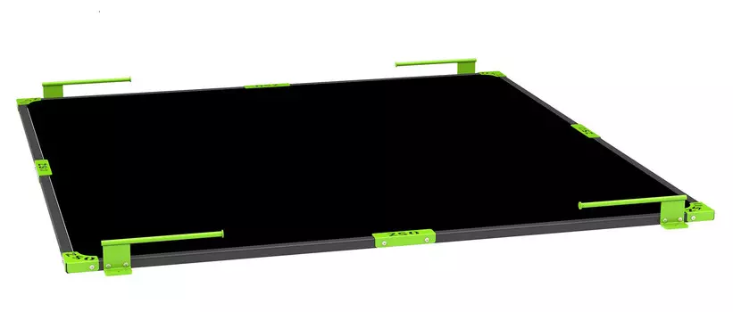 Помост DHZ тяжелоатлетический, резина, 250х250х4