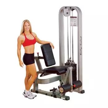 Разгибание ног сидя Body Solid SLE200G-2 PRO CLUB LINE с весовым стеком 95 кг
