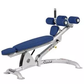 Регулируемая скамья для пресса HOIST CF-3264 серебряный/синий