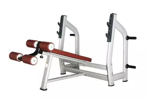 Скамья для жима с отрицательным наклоном BRONZE GYM H-024C