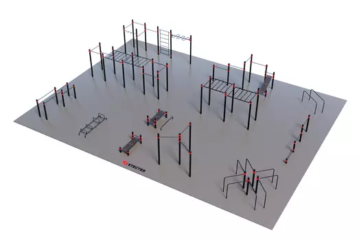 STECTER Проект "Районная площадка для Воркаут 3-6"