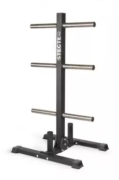 Стойка для дисков штанги Stecter Дерево и 2-х грифов