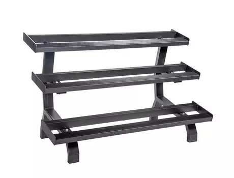 Стойка для гантелей трехрядная OriginalFitTools на 15 пар