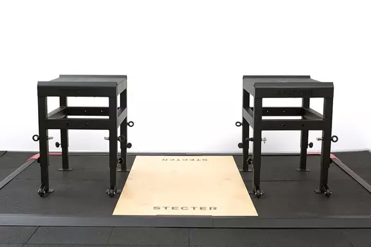 Тяжелоатлетические плинты для штанги с регулировкой высоты Stecter 85-115 см (пара)