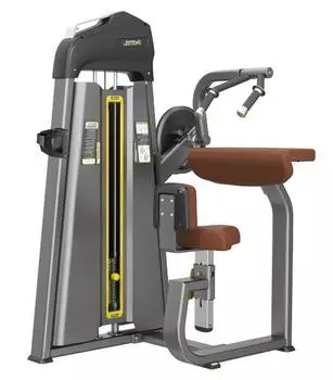 Трицепс-машина сидя. Прямая парта DHZ Seated Tricep - Flat Стек 64 кг E-1027В