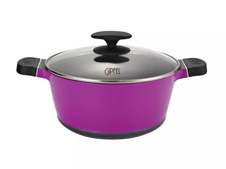 Алюминиевая кастрюля Gipfel Violeta 0405 24 см/4,3 л