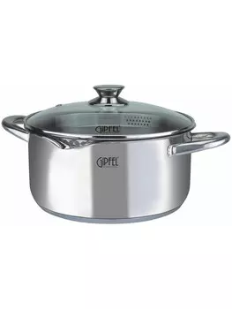Кастрюля из нержавеющей стали Gipfel Cocktail 1249 24 см/4,5 л