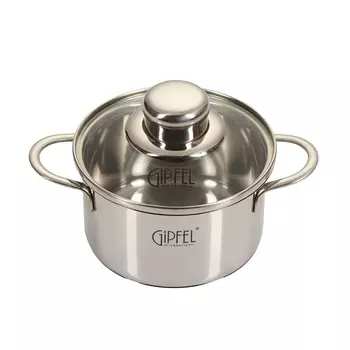 Кастрюля из нержавеющей стали Gipfel Mini 1203 12 см/0,6 л