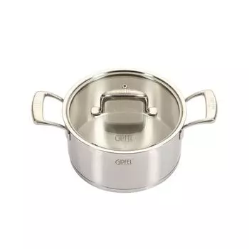 Кастрюля из нержавеющей стали Gipfel Prestige 1234 20 см/2,7 л