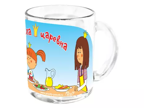 Кружка детская Priority Жила-Была Царевна КРС-1087 0,2 л