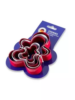 Набор из 5 формочек для выпечки Gipfel Coookies 0359 5-12 x 3-9,5 см высотой 2,5 см