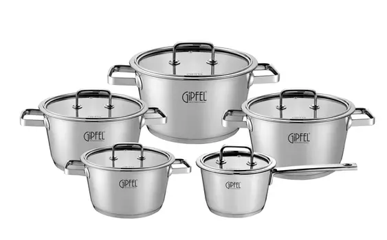 Набор посуды из нержавеющей стали Gipfel Alta 1389