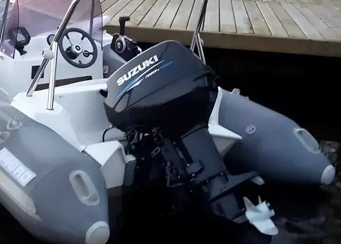 2х-тактный лодочный мотор SUZUKI DT40WRS Б/У