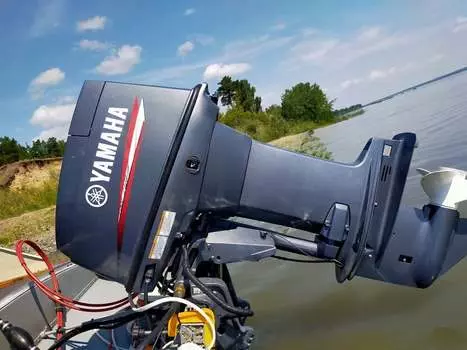 2х-тактный лодочный мотор YAMAHA 50HETOL Б/У