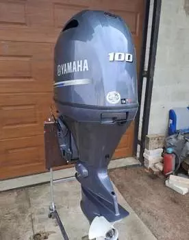 4х-тактный лодочный мотор YAMAHA F100FETL Б/У