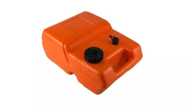 Бак топливный переносной без указателя уровня в комплекте с переходником "елочка", 12 л