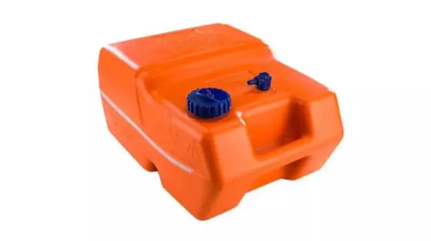 Бак топливный переносной без указателя уровня в комплекте с переходником "елочка", 24 л