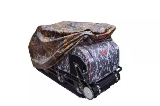 Чехол стояночный для мотобуксировщика, камуфляж "Дубок"