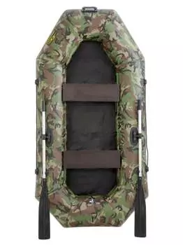 Гребная лодка ПВХ MAGNUM PRO 300 (Камуфляж) гребная, с возможностью установки транца (2022)