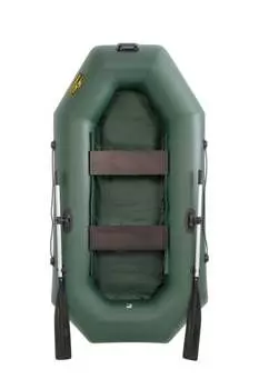 Гребная лодка ПВХ MAGNUM PRO 300 (Зеленая) гребная, с возможностью установки транца (2022)