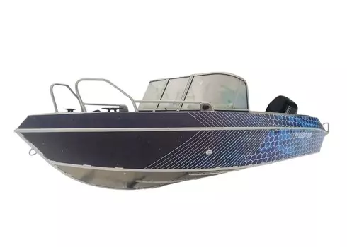 Катер-лодка алюминиевая RUSBOAT 55