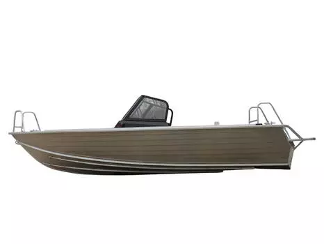 Катер-лодка алюминиевая WELLBOAT 53