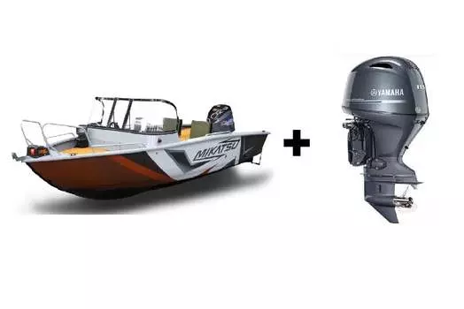 Комплект Алюминиевая лодка (катер) Mikatsu (Микатсу) 570 (Z43) Sport + мотор Yamaha F115BETL