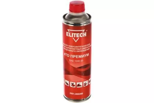 Консистентная смазка полусинтетическое SAE 10W-30 (0.6 л) для 4-х тактных двигателей ELITECH