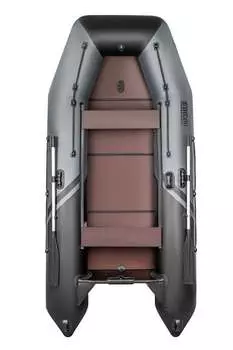 Лодка ПВХ БРОНЯ 340 СК Графит - чёрный