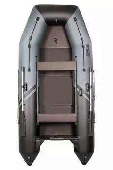 Лодка ПВХ БРОНЯ 360 СК Графит - чёрный