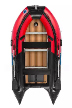 Лодка ПВХ STORMLINE Flexiteek 310 (черно-зеленая/красно-черная)